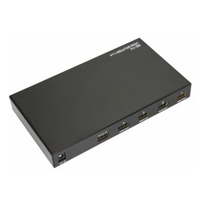 Делитель гнездо HDMI на 4 гнезда HDMI, металл (17-6902)