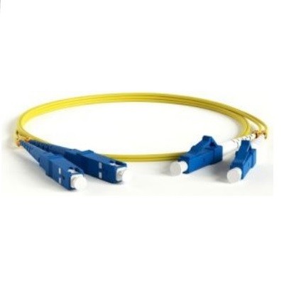 Hyperline FC-S2-9-LC/UR-SC/AR-H-2M-LSZH-YL Патч-корд волоконно-оптический (шнур) (213409)