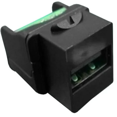 KJ1-USB-A2-SCRW-BK