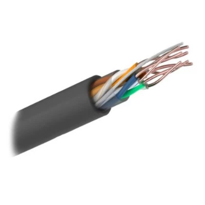 U/UTP-CAT5e 4 пары, медь (внешний), черный