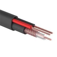 01-4215 Кабель КВК-П-2 +2x0,50 мм² (Cu/CCA) (96) черный (бухта 200 м) PROconnect